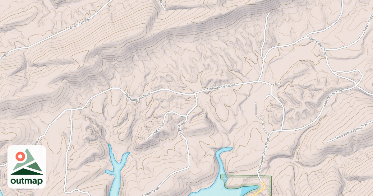 Map of LITTLE BLAKELY