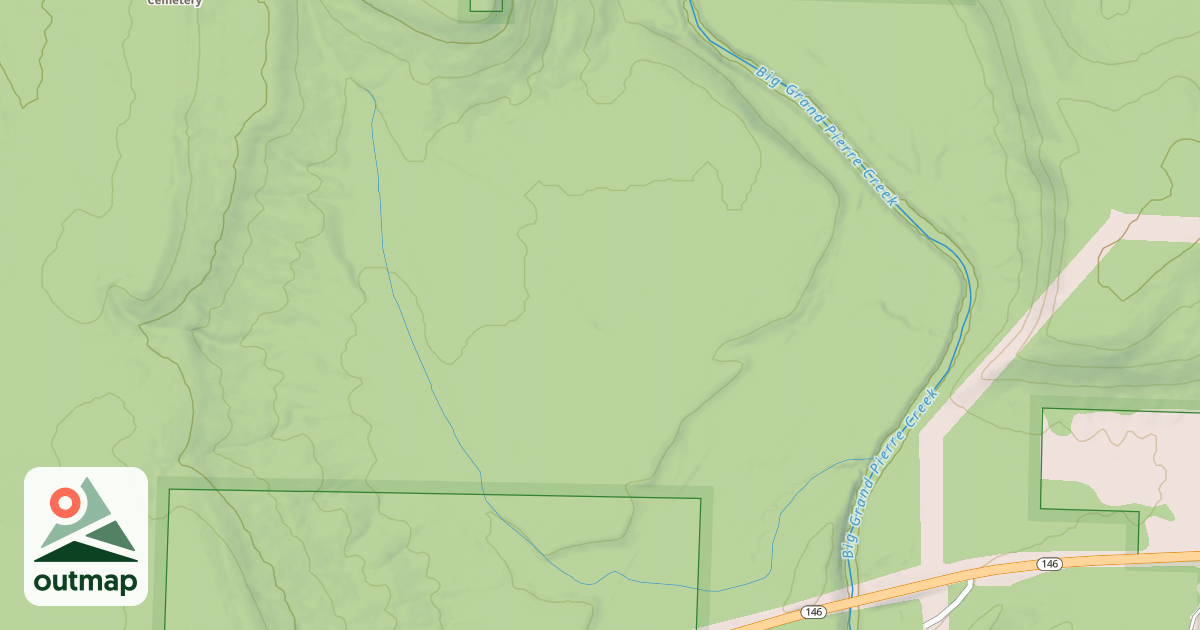 Map of GRAND PIERRE SOUTH