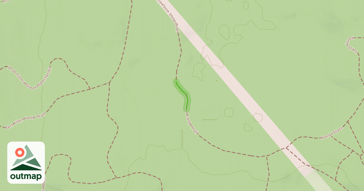 Map of Bert Flinn Loop Trail