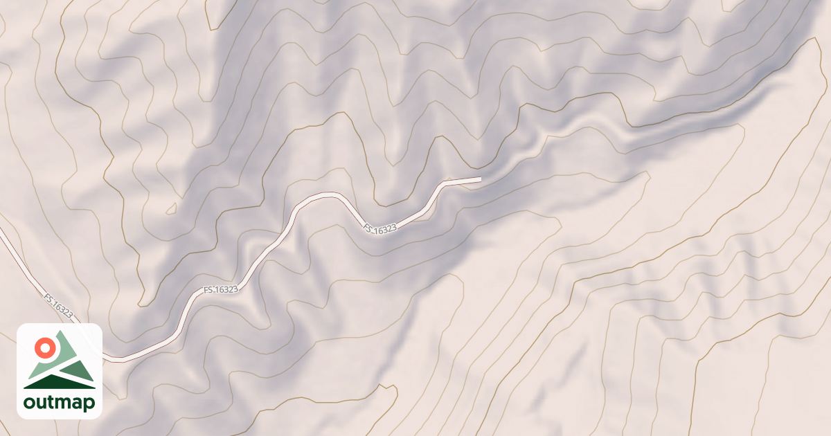 Map of CAMP SAW SPUR