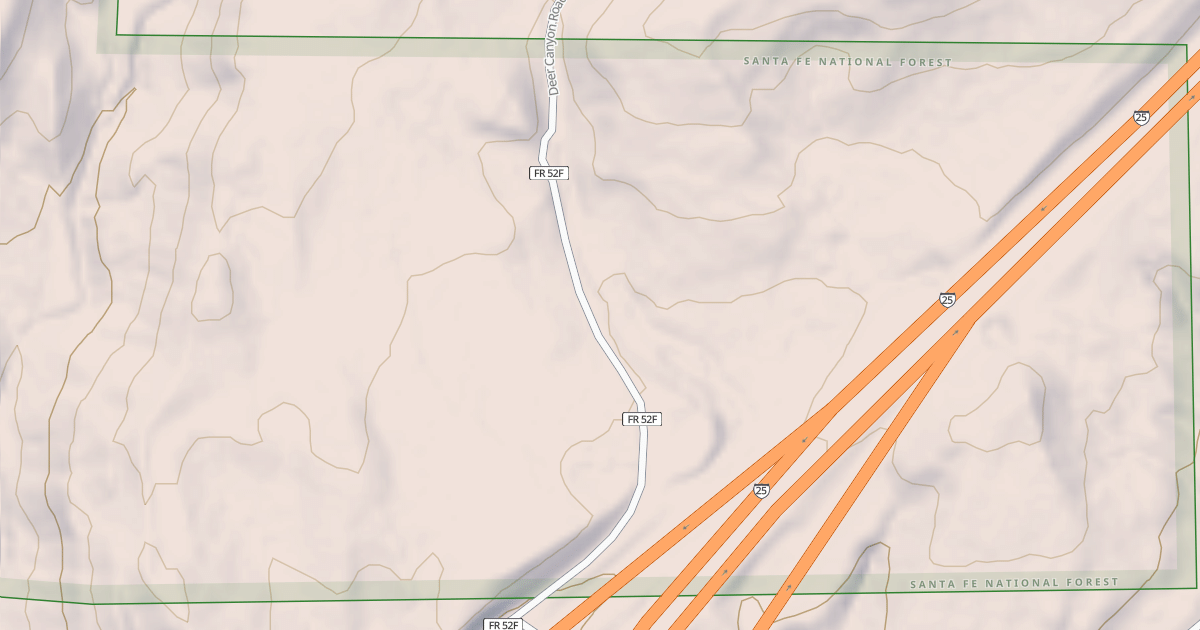 Map preview of DEER CANYON