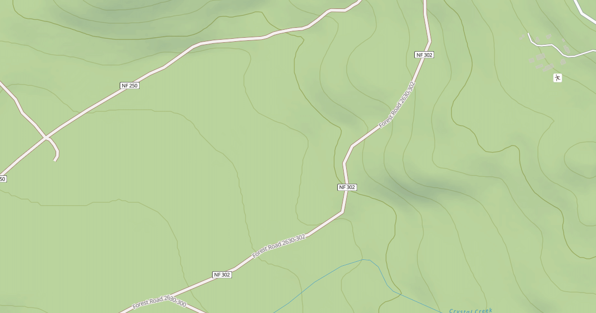 Map preview of USFS National Forest System Roads {3FE5C980-3041-42AD-B949-2C3EDC0A1155}