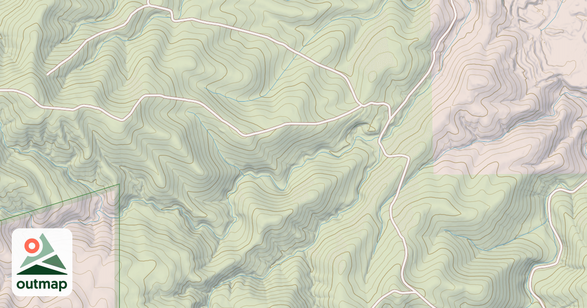 Map of 16049: Temblor Ridge