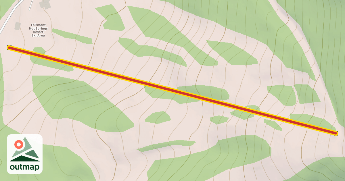 Map of Sundance Triple Chair