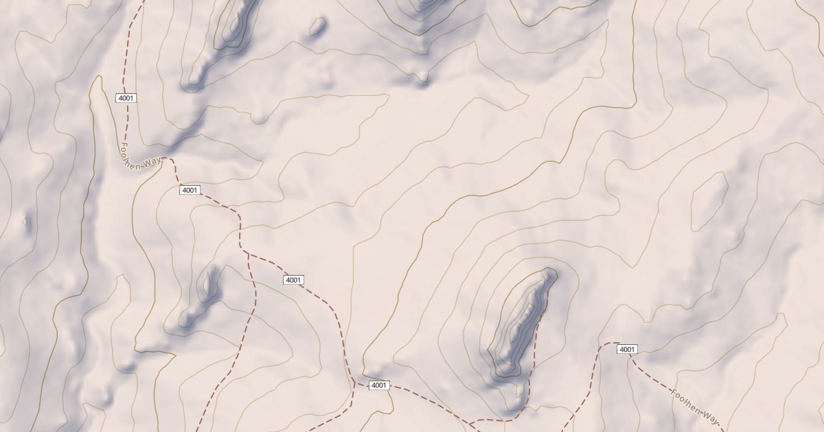 Map preview of Foolhen Way