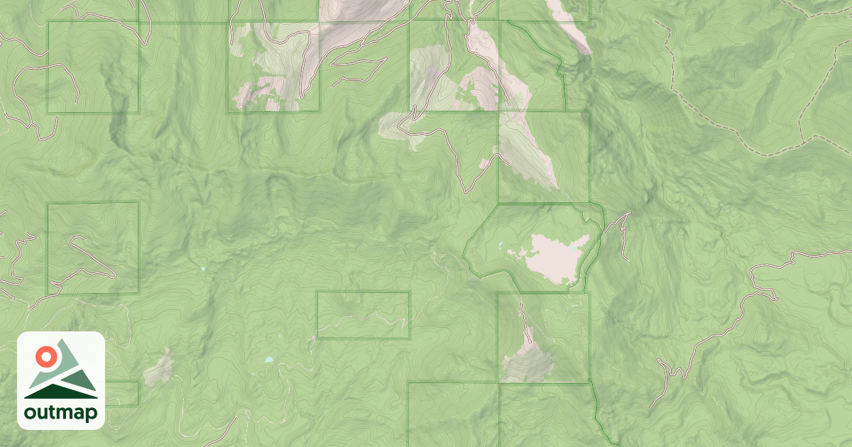 Map of HARVEY CREEK