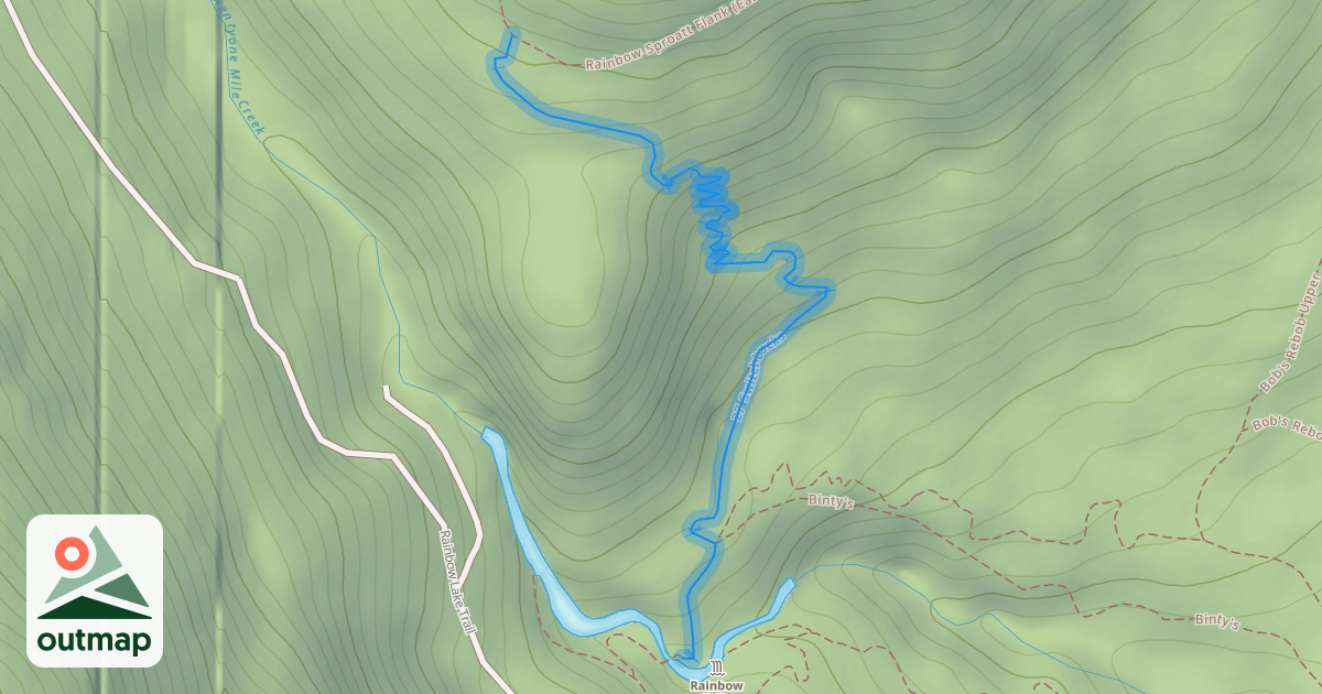 Map of 27 Switchbacks