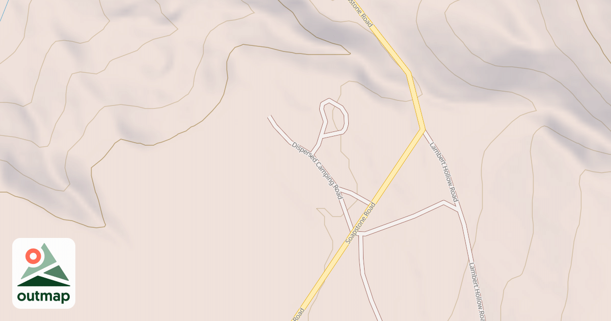 Map of DISPERSED CAMPING