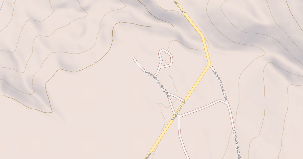 Map preview of DISPERSED CAMPING