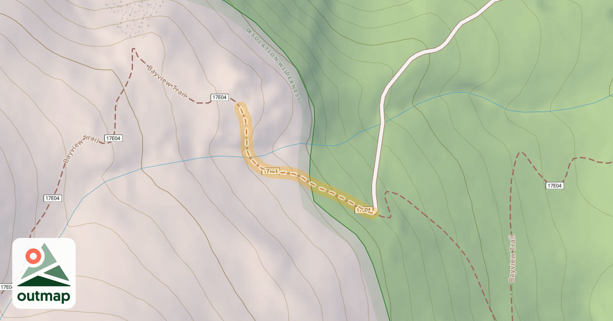 Map of Bayview Trail