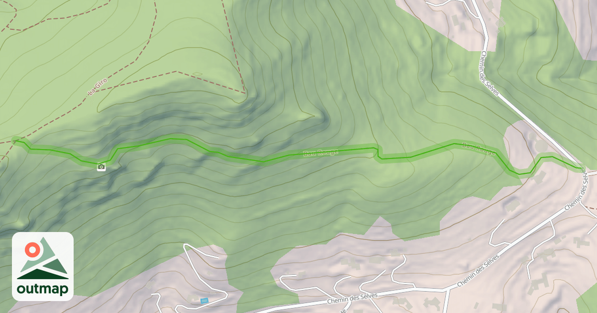 Map of Bau Rouge