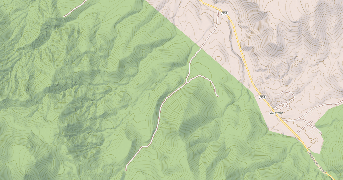 Map preview of O'BANION SPRING ROAD