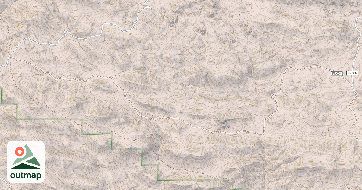 Map of BURNT CANYON
