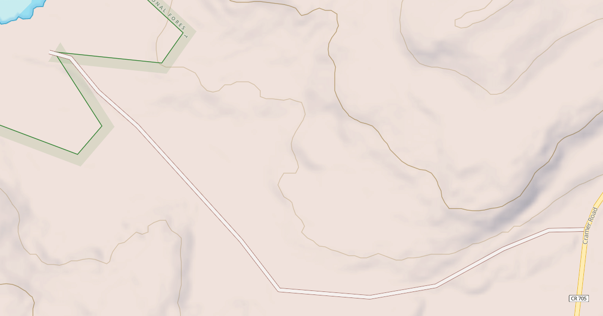 Map preview of HARRIET LAKE SPUR K