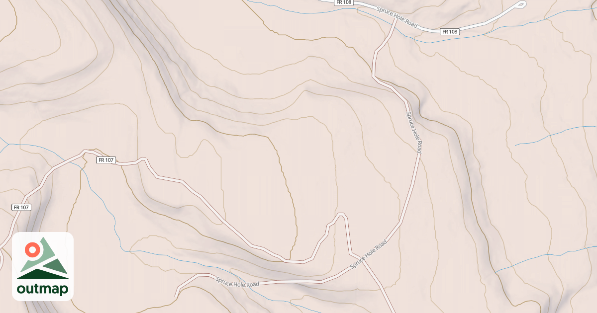 Map of SPRUCE HOLE
