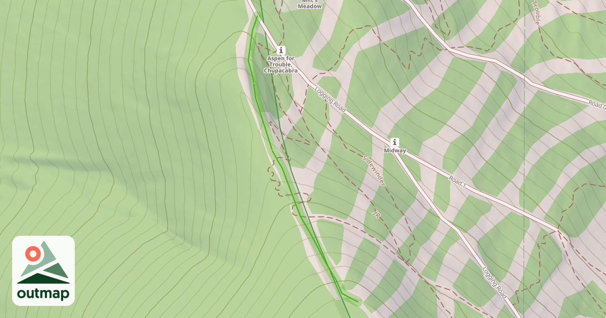 Map of Rim Run