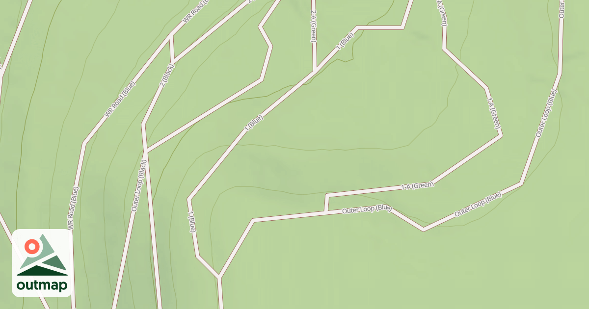 Map of Rock Run ATV Trails