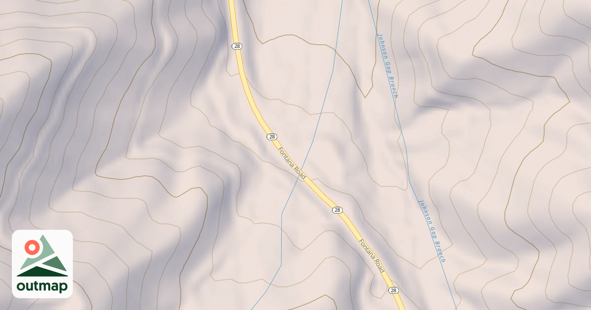 Map of BOELINGER BRANCH