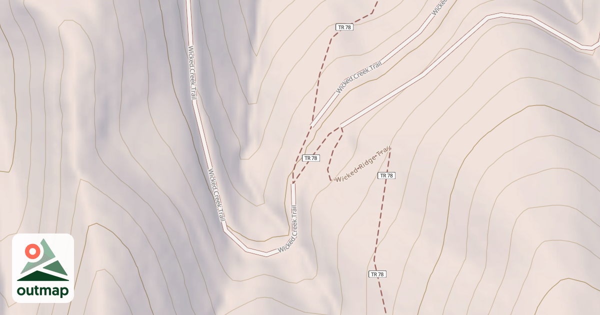 Map of Wicked Ridge