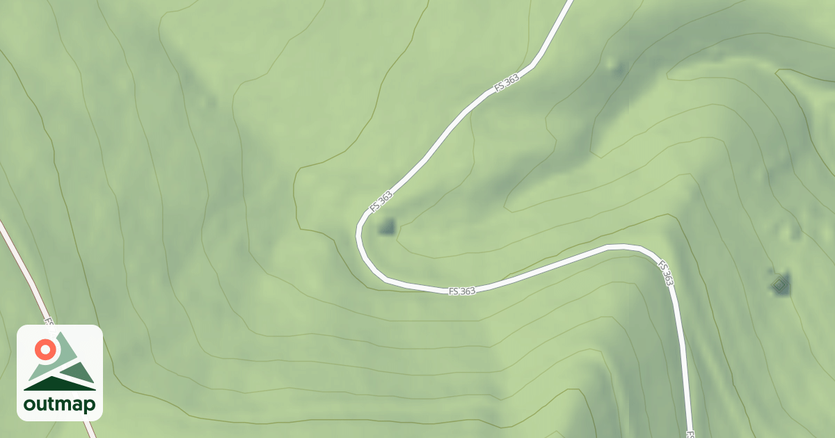 Map of (FDR) PIERCE CREEK