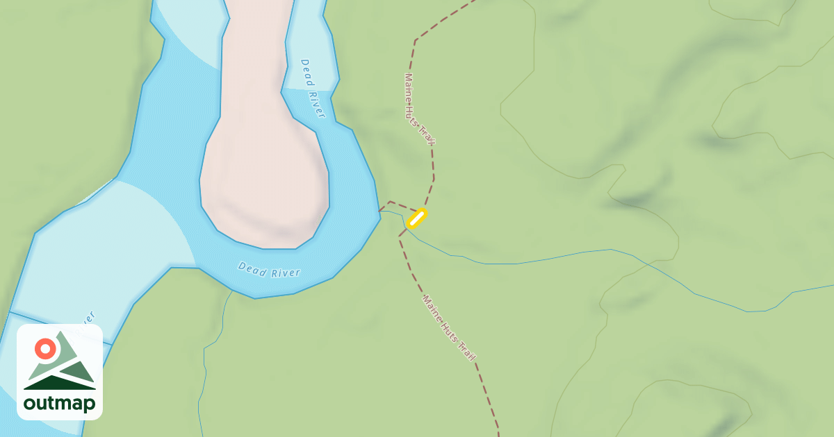 Map of Maine Huts Trail