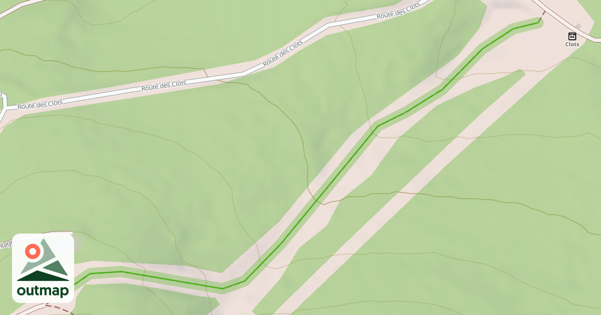 Map of Les Clots