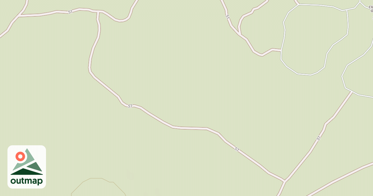Map of Cline Buttes Tr 57