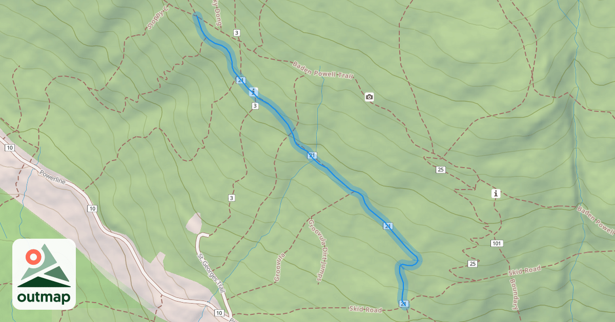 Map of Lower Dreamweaver