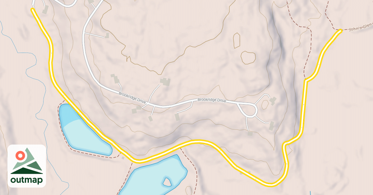 Map of John's Glen