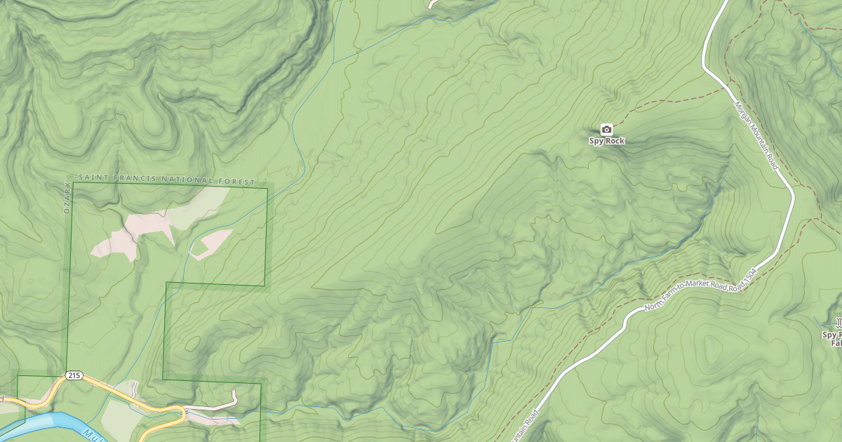 Map preview of USFS Motor Vehicle Use Map Roads {D8EBF20E-7120-4BDF-8154-511455B61668}