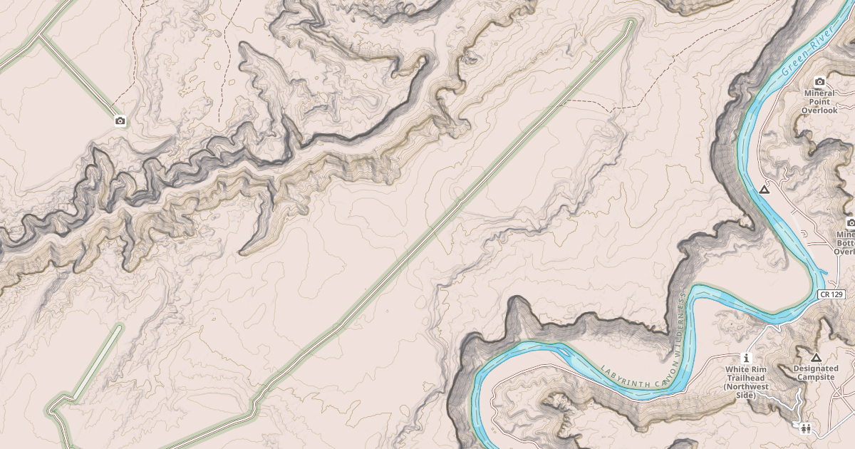 Map preview of BLM National GTLF Public Motorized Roads 07cc6b83-b051-4908-a681-7a72802691fb