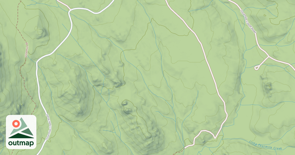Map of FOURMILE RANCH