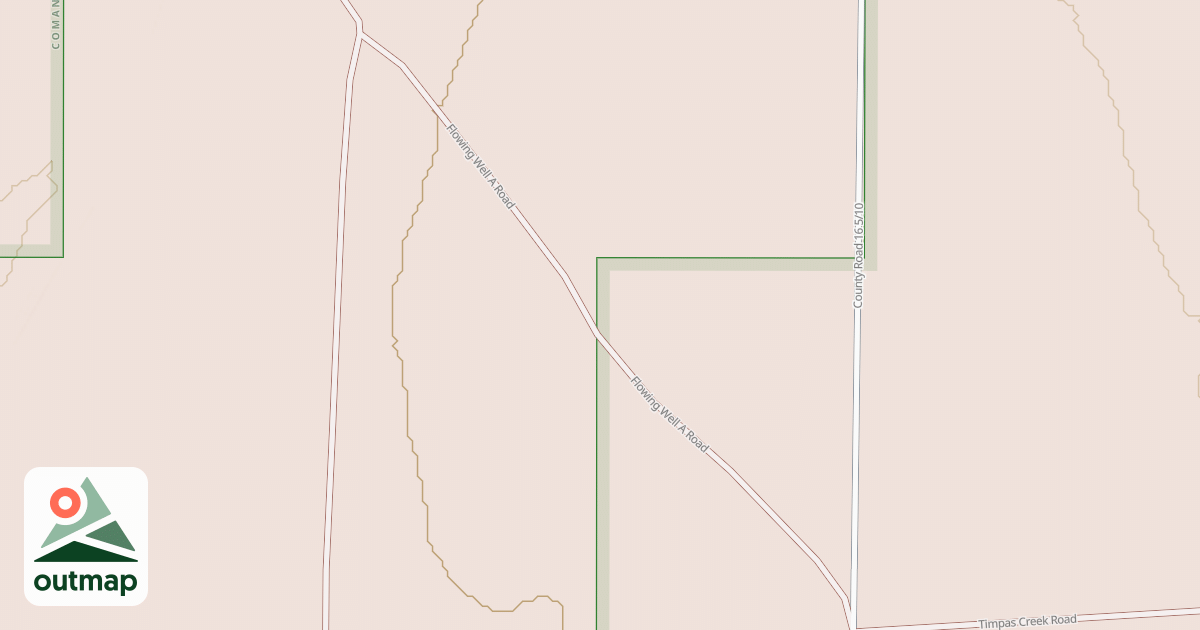 Map of FLOWING WELL A