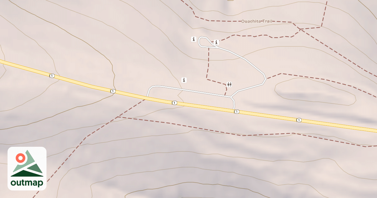 Map of HORSETHIEF SPRINGS REC. AREA