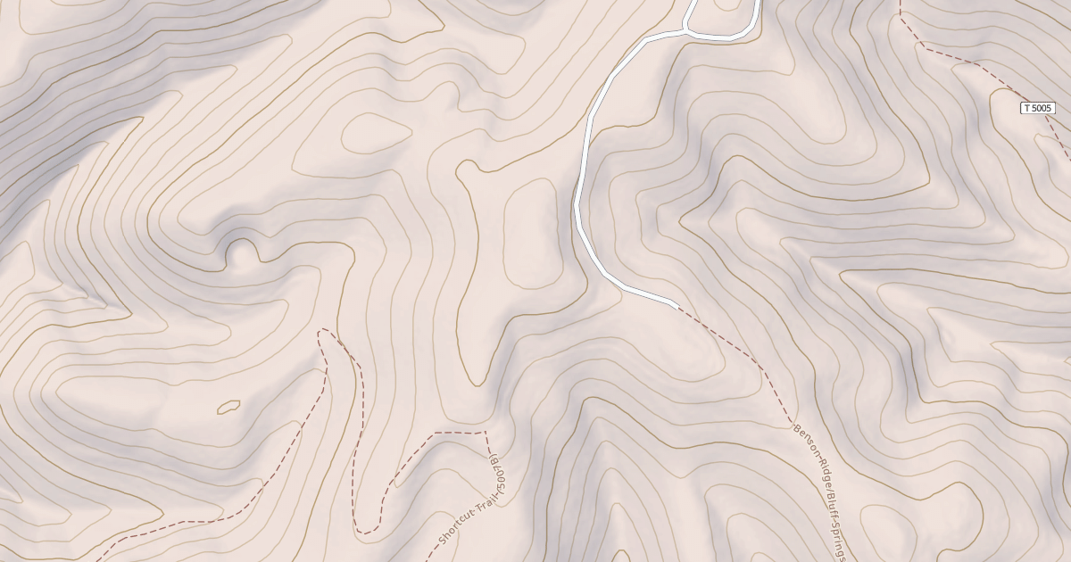 Map preview of USFS Motor Vehicle Use Map Roads {90905887-C833-4F4A-B8F9-9F8E27F67987}