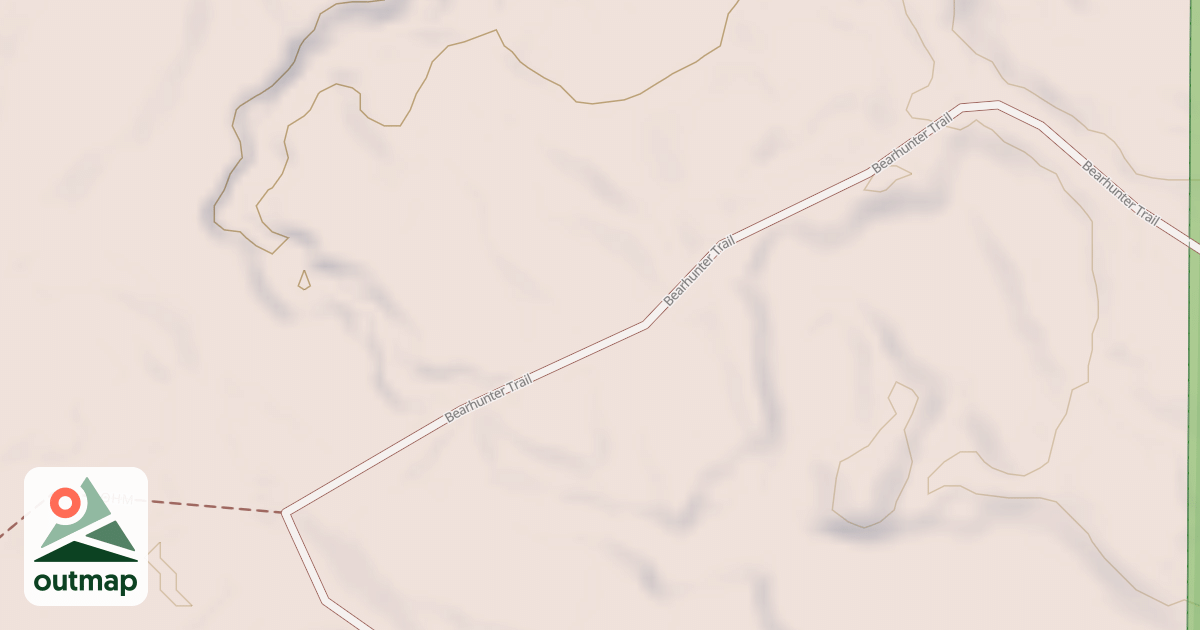 Map of Straight Arrows Trail