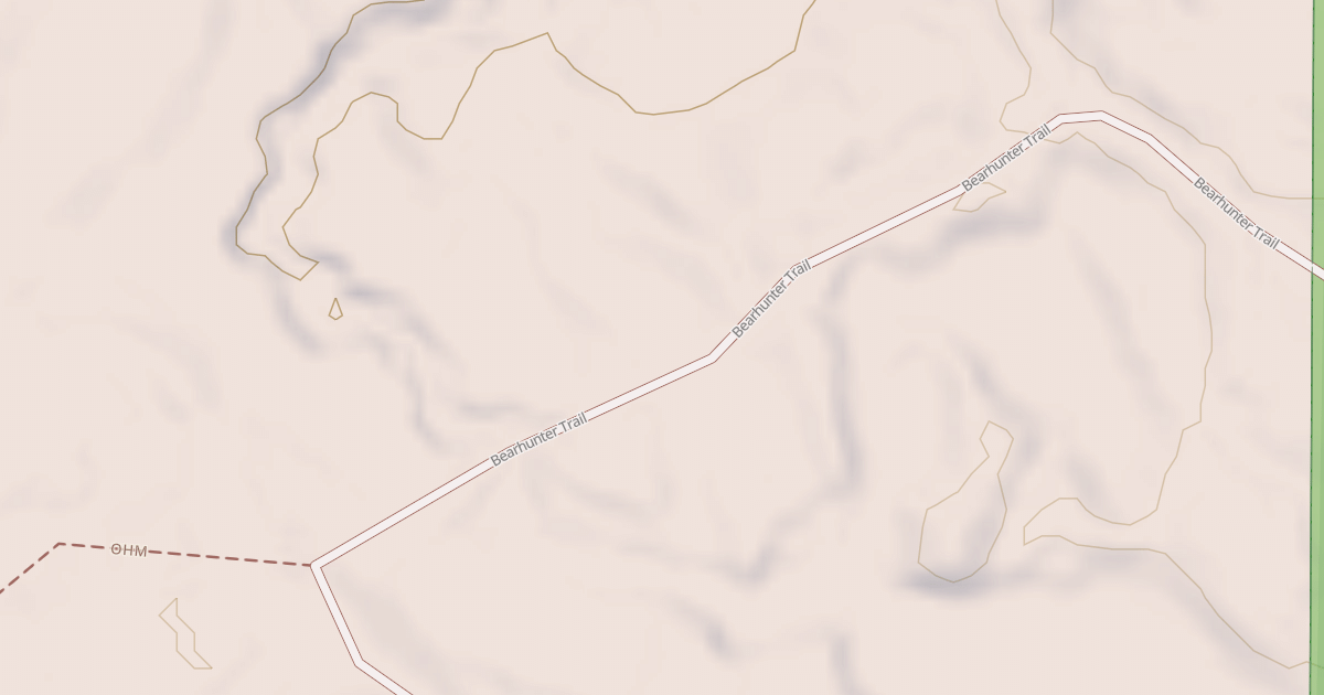 Map preview of Straight Arrows Trail
