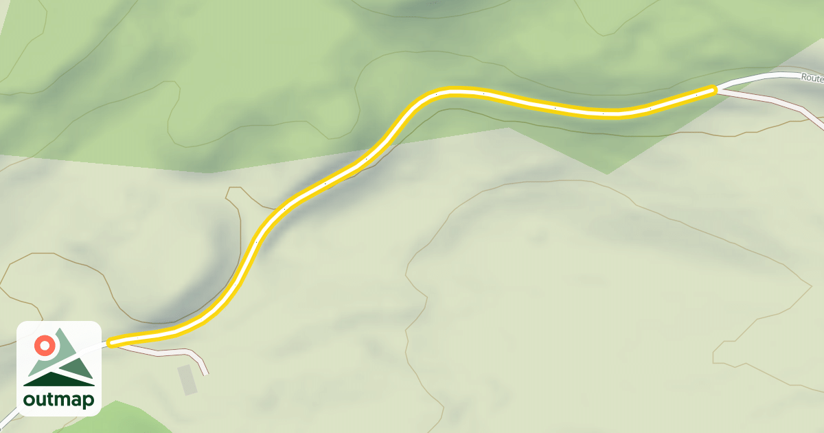 Map of Route Forestière des Forêts Monts