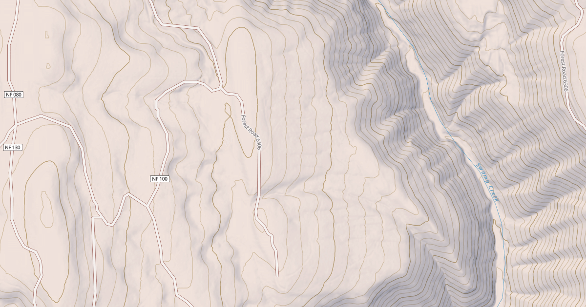 Map preview of USFS Motor Vehicle Use Map Trails 16936