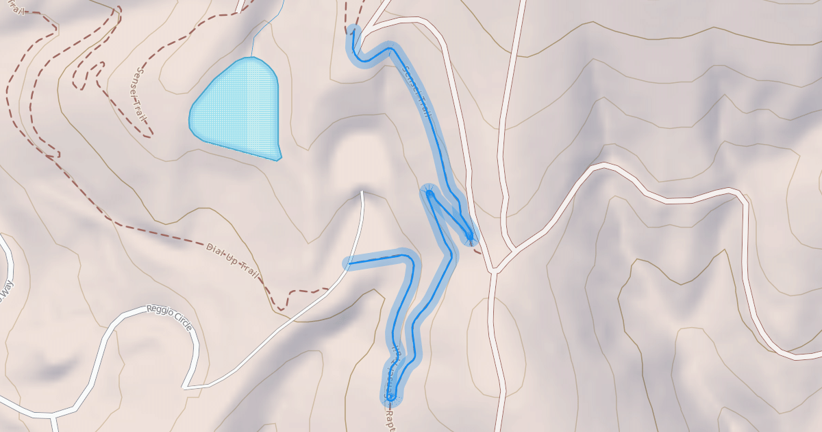 Map preview of Sensei Trail