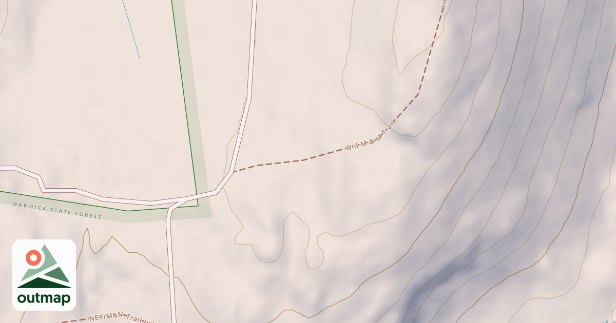 Map of Old M&M Trail