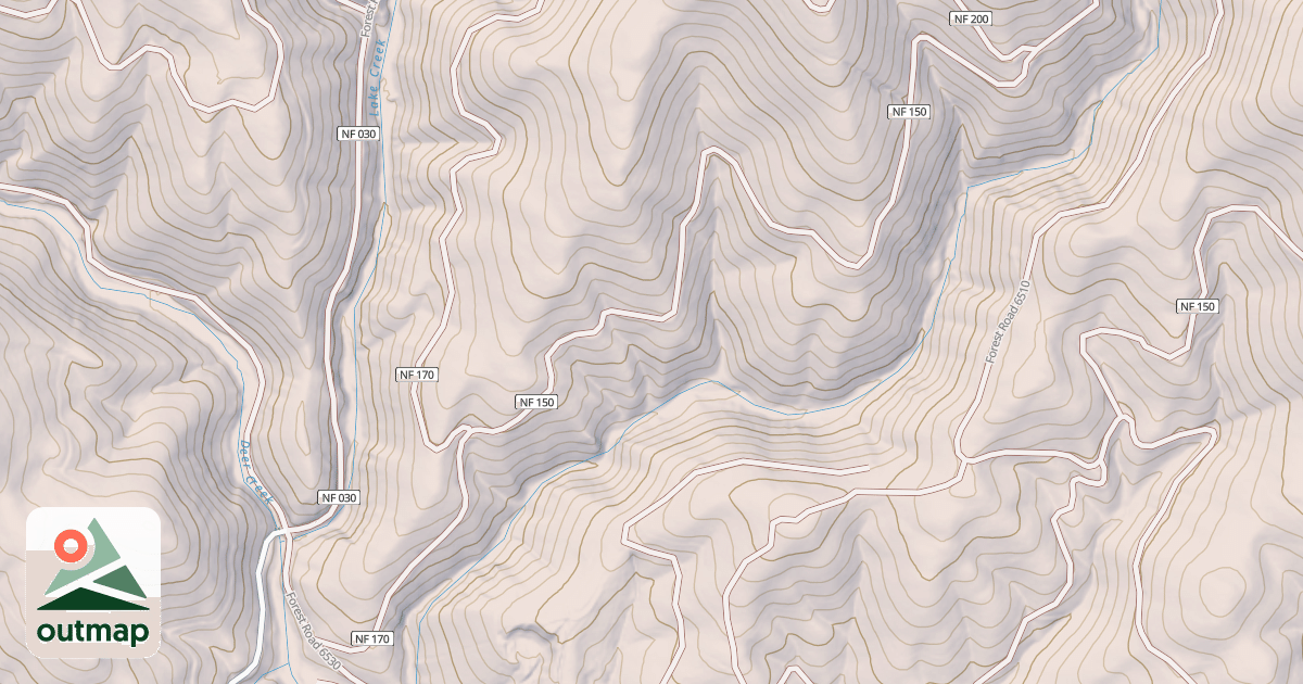 Map of USFS National Forest System Roads {3D3CE950-733D-4017-8FCC-36494B11DCED}