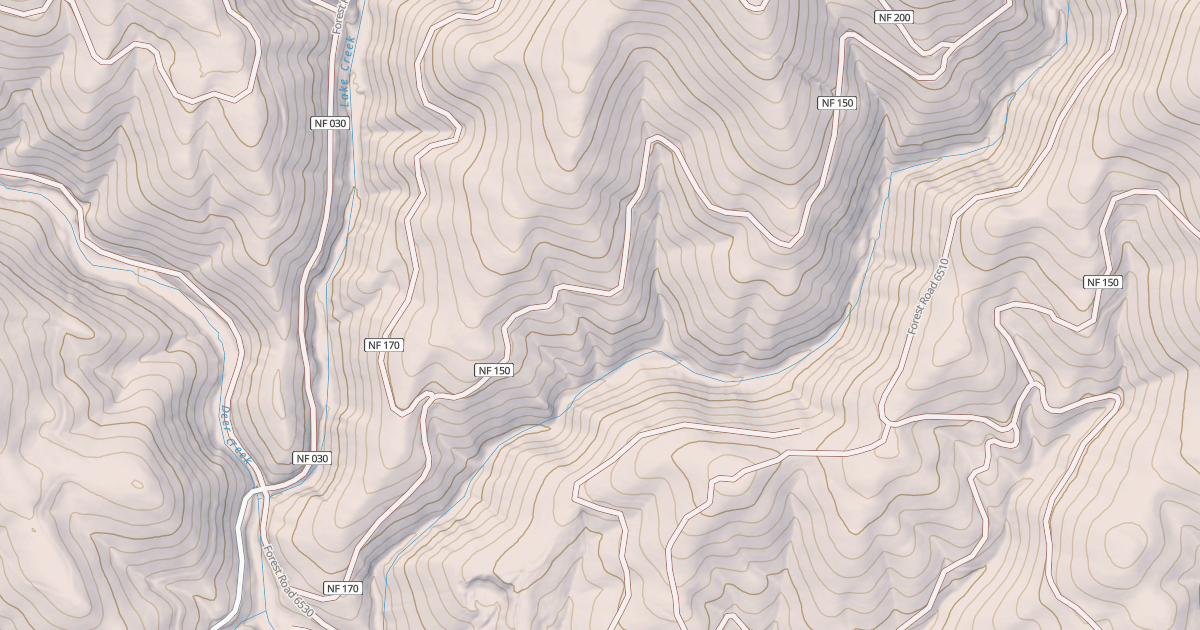 Map preview of USFS National Forest System Roads {3D3CE950-733D-4017-8FCC-36494B11DCED}