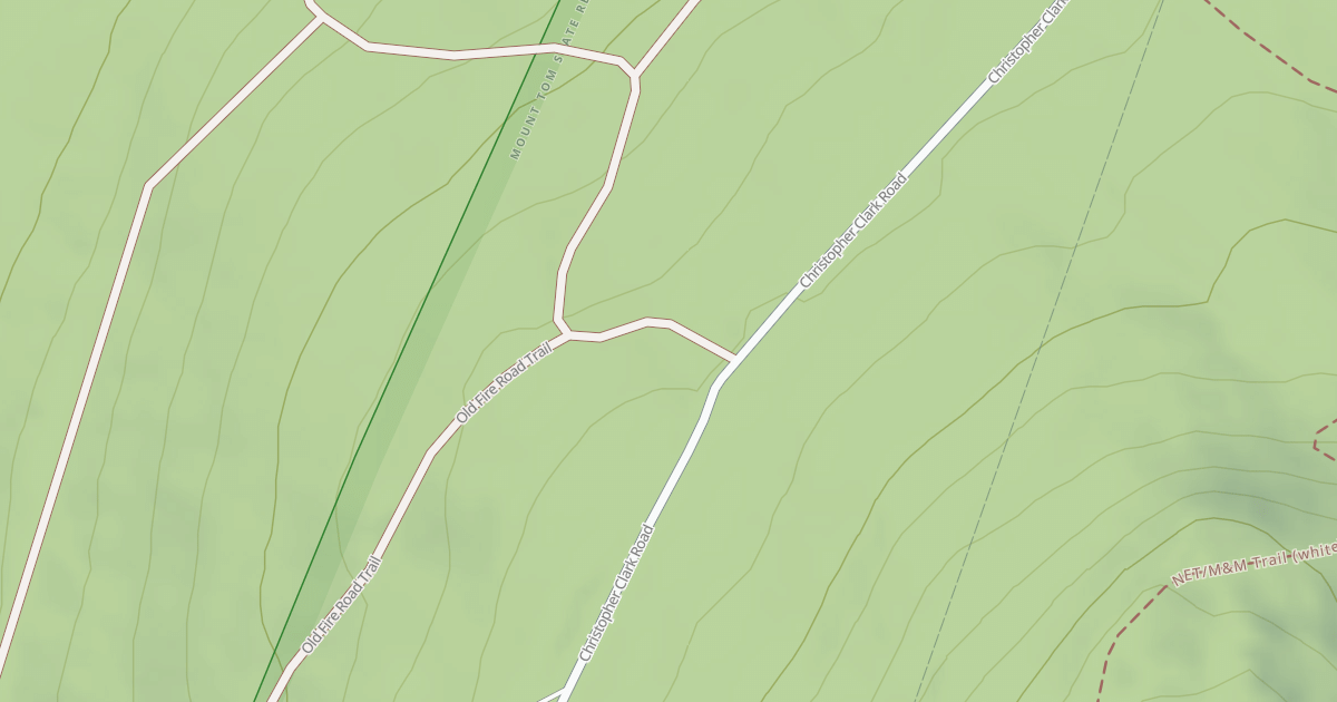 Map preview of Old Fire Road Trail