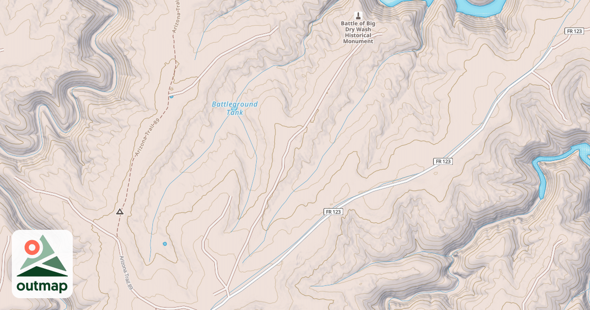 Map of BATTLEGROUND MONUMENT
