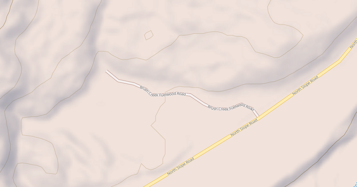 Map preview of BRUSH CREEK FUELWOOD