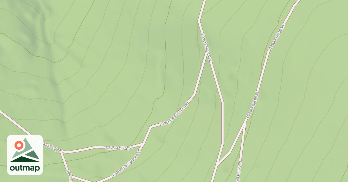 Map of DAKOTA HILL SPUR