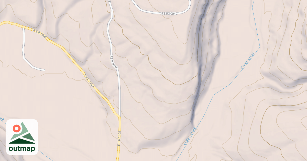 Map of USFS National Forest System Roads {71A5251D-8FFA-4BDB-959E-7A6CFF9549DD}