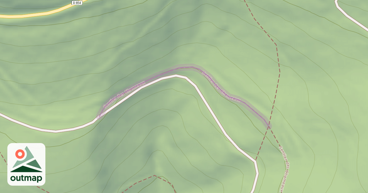 Map of Sentier des Chameaux