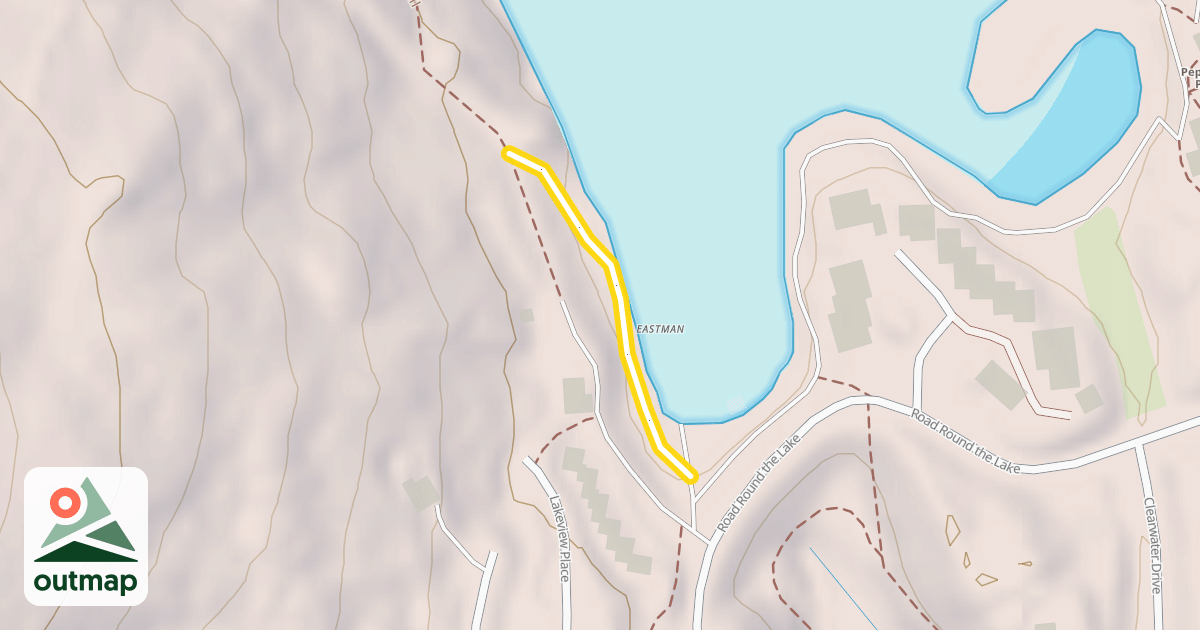 Map of Eastman Lake Trail